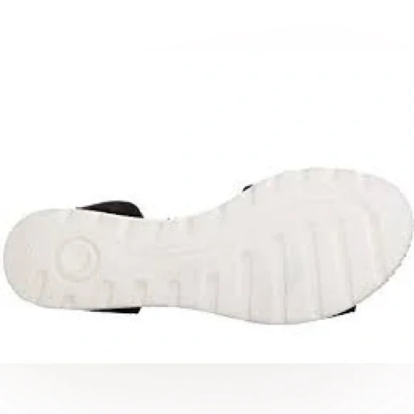 Gabor Comfort Walking Sandals Black Wedge 38 - Picture 4 of 7